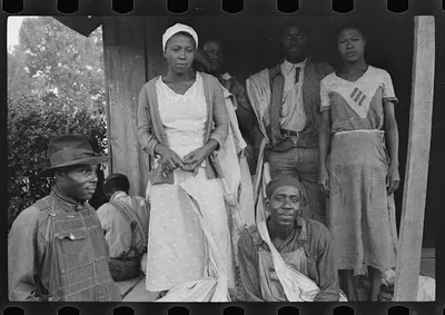 Arkansas cotton pickers, 1935