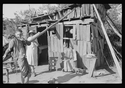 Squatter's camp, Route 70, Arkansas, 1935