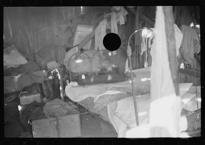 [Untitled photo, possibly related to: Stove made out of old oil can,…, Arkansas, 1935