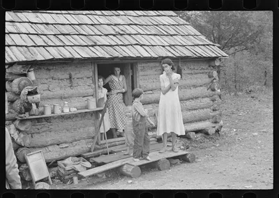 Family of rehabilitation client, Boone County, Arkansas, 1935