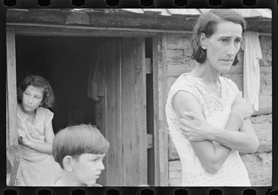 Boone County, Arkansas. The family of a Resettlement Administration…, 1935