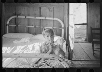 Sharecropper's child, Pulaski County, Arkansas, 1935