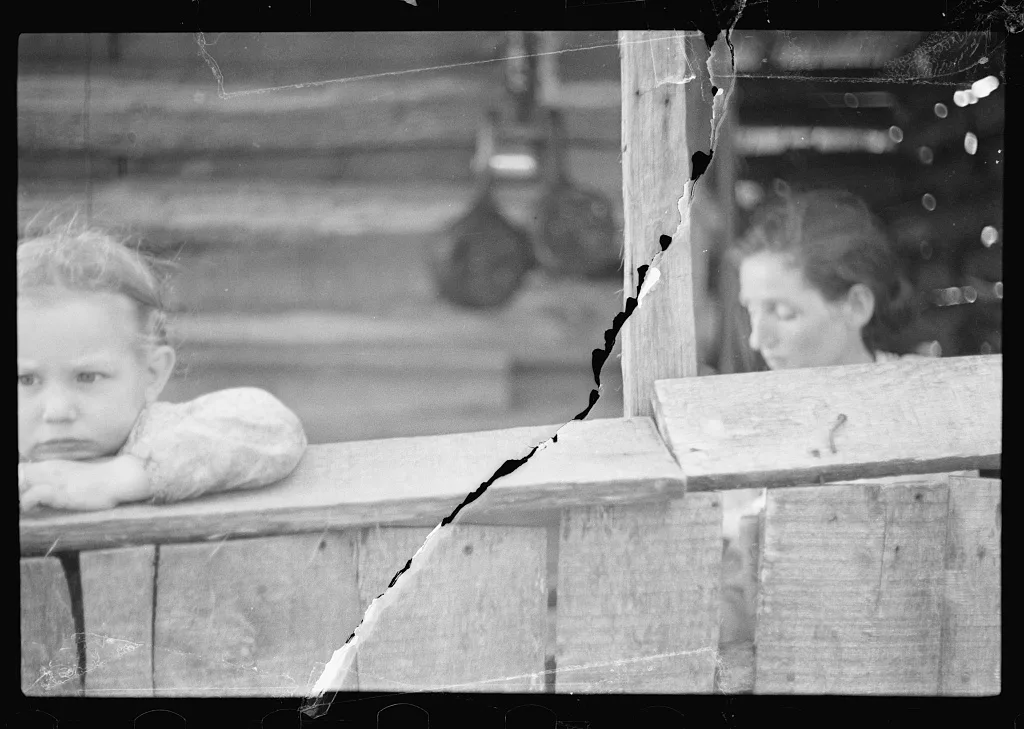 [Untitled photo, possibly related to: Wife of destitute mountaineer,…, Arkansas, 1935