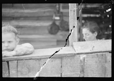 [Untitled photo, possibly related to: Wife of destitute mountaineer,…, Arkansas, 1935