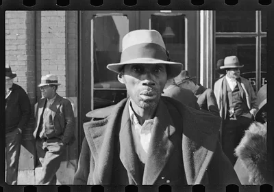 [Untitled photo, possibly related to: Negro at religious meeting in…, Tennessee, 1935