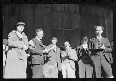 Religious meeting in Nashville, Tennessee, 1935