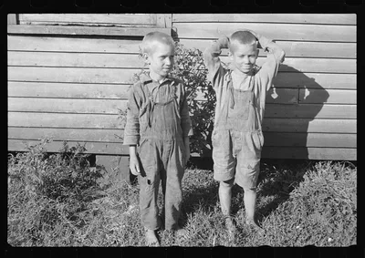 Children of coal miners at Sunbeam Mines, Scotts Run, West Virginia, 1935