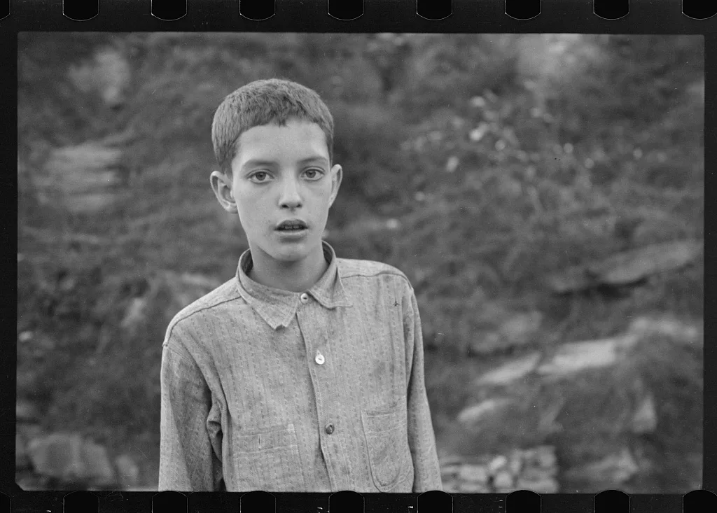 Coal miner's child, Omar, West Virginia, 1935