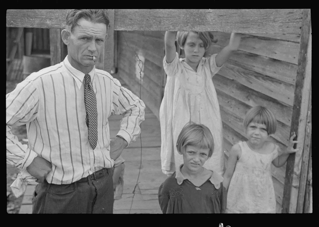 Trische family, tenant farmers, Plaquemines Parish, Louisiana, 1935
