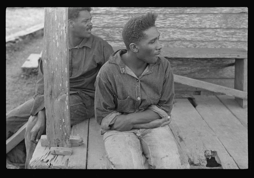 Unemployed trappers, Louisiana, 1935