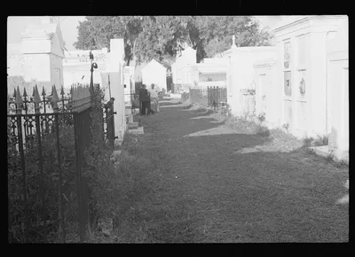 [Untitled photo, possibly related to: Cemetery at Pointe a la Hache,…, Louisiana, 1935