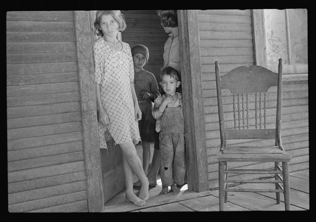 Children of Fortuna family, Hammond, Louisiana, 1935