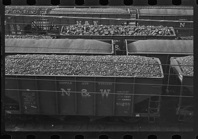 [Untitled photo, possibly related to: Railroad yards at Williamson,…, West Virginia, 1935