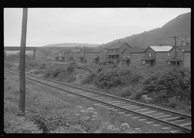 [Untitled photo, possibly related to: Houses and slagheap, Nanty Glo,…, Pennsylvania, 1937