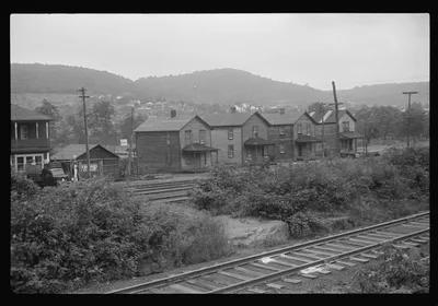 [Untitled photo, possibly related to: Houses and slagheap, Nanty Glo,…, Pennsylvania, 1937