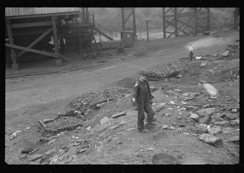 [Untitled photo, possibly related to: Young boy who salvages coal…, Pennsylvania, 1937
