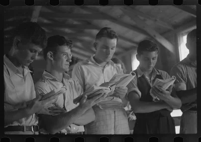Sunday school, Penderlea Homesteads, North Carolina, 1937