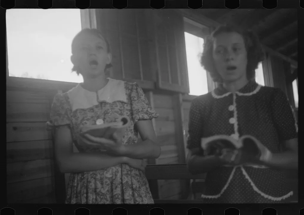 [Untitled photo, possibly related to: Sunday school, Penderlea…, North Carolina, 1937