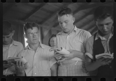 Sunday school, Penderlea Homesteads, North Carolina, 1937