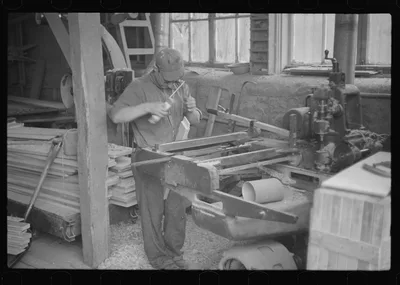 [Untitled photo, possibly related to: Furniture factory, Arthurdale,…, West Virginia, 1937