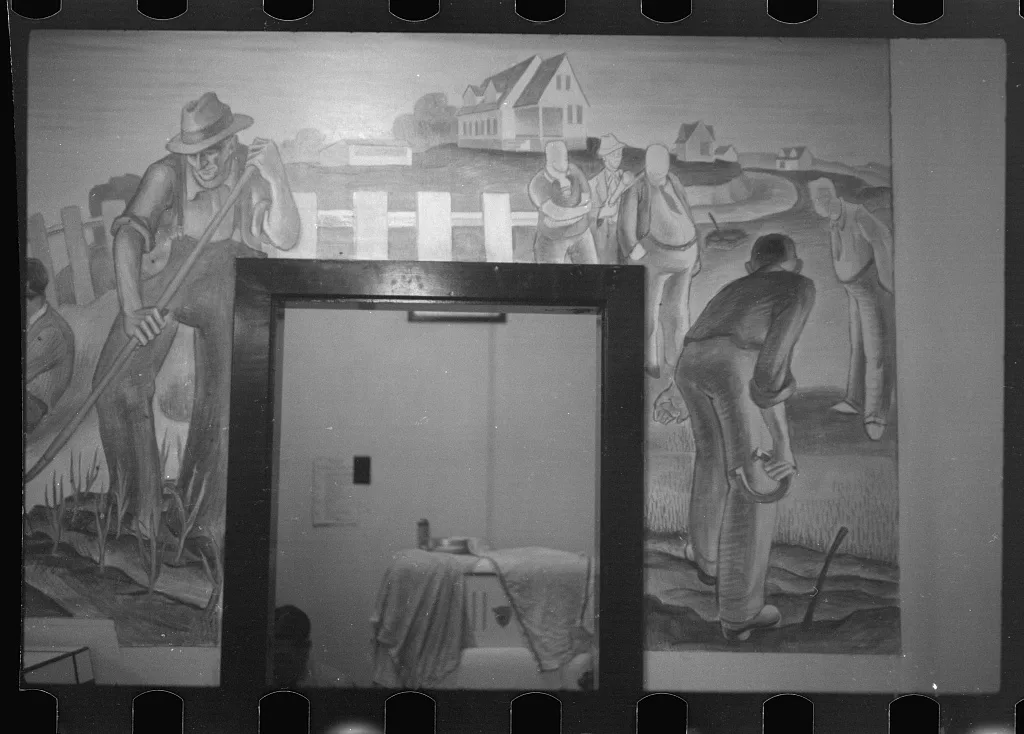 [Untitled photo, possibly related to: Mural at Westmoreland…, Pennsylvania, 1937