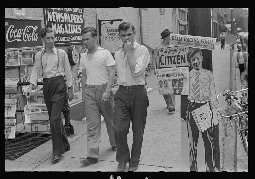 Main street, Lancaster, Ohio, 1938
