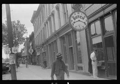 [Untitled photo, possibly related to: Main and Court Streets,…, Ohio, 1938