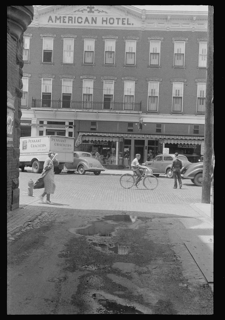 [Untitled photo, possibly related to: Main and Court Streets,…, Ohio, 1938