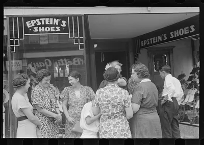 Along main street, Lancaster, Ohio, 1938