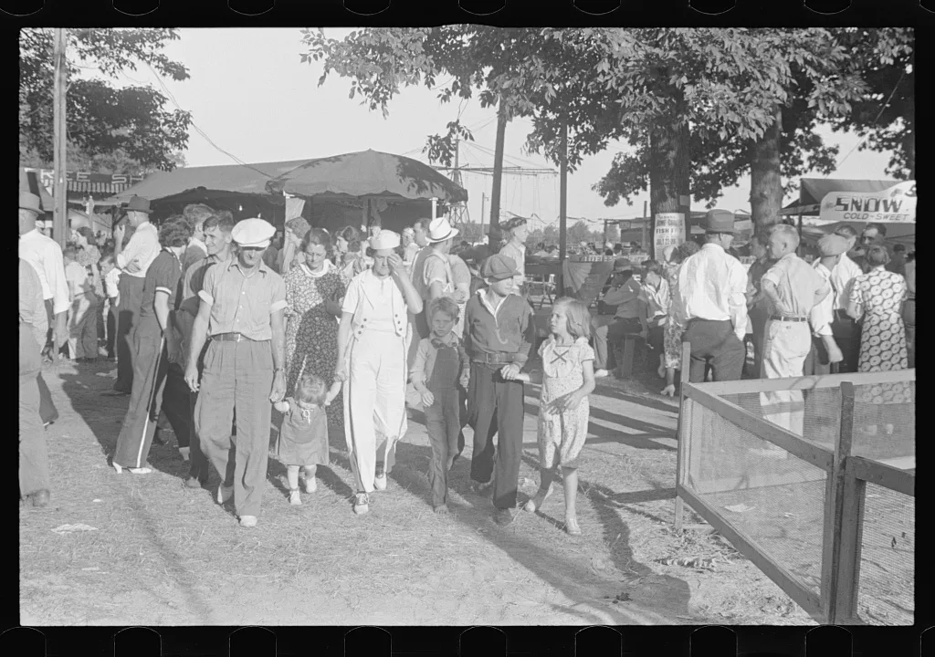 [Untitled photo, possibly related to: At the Ashville July 4th…, Ohio, 1938