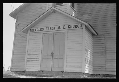 Methodist church, Urbana, Ohio, 1938