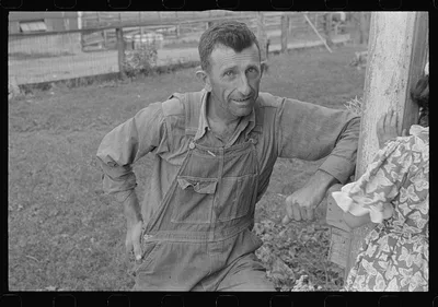 Mr. Virgil Thaxton, Ohio farmer, near Mechanicsburg, Ohio, 1938