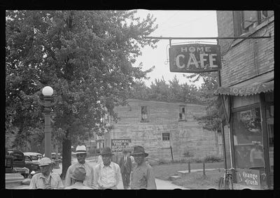 Saturday afternoon in London, Ohio, "the other side of the tracks", 1938