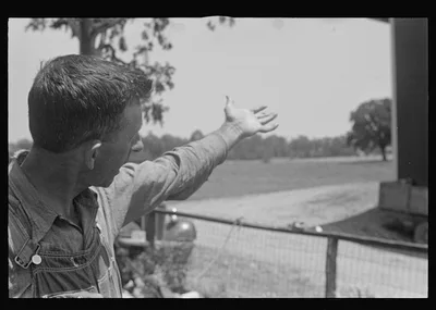 [Untitled photo, possibly related to: Mr. Virgil Thaxton, Ohio…, 1938
