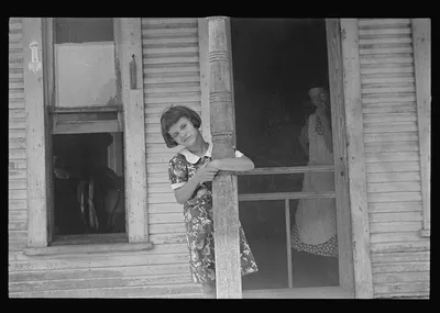 Daughter of Mr. Thaxton, farmer, near Mechanicsburg, Ohio, 1938