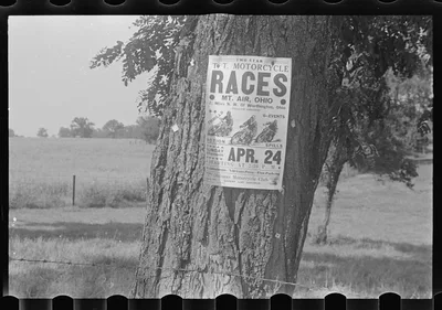 Signs along Route 40, central Ohio (see general caption), 1938