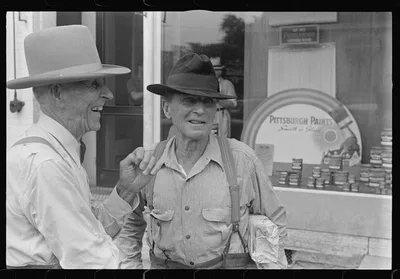 [Untitled photo, possibly related to: Saturday afternoon in London,…, Ohio, 1938