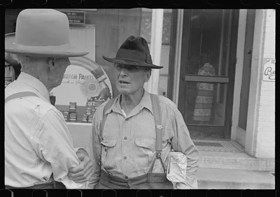 [Untitled photo, possibly related to: Saturday afternoon in London,…, Ohio, 1938