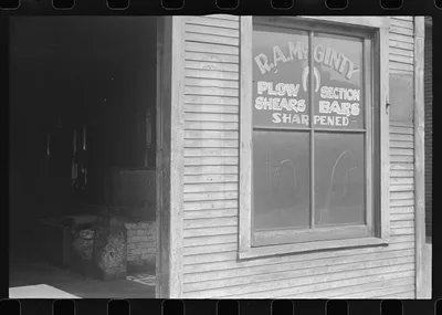 Blacksmith shop, London, Ohio (see general caption), 1938