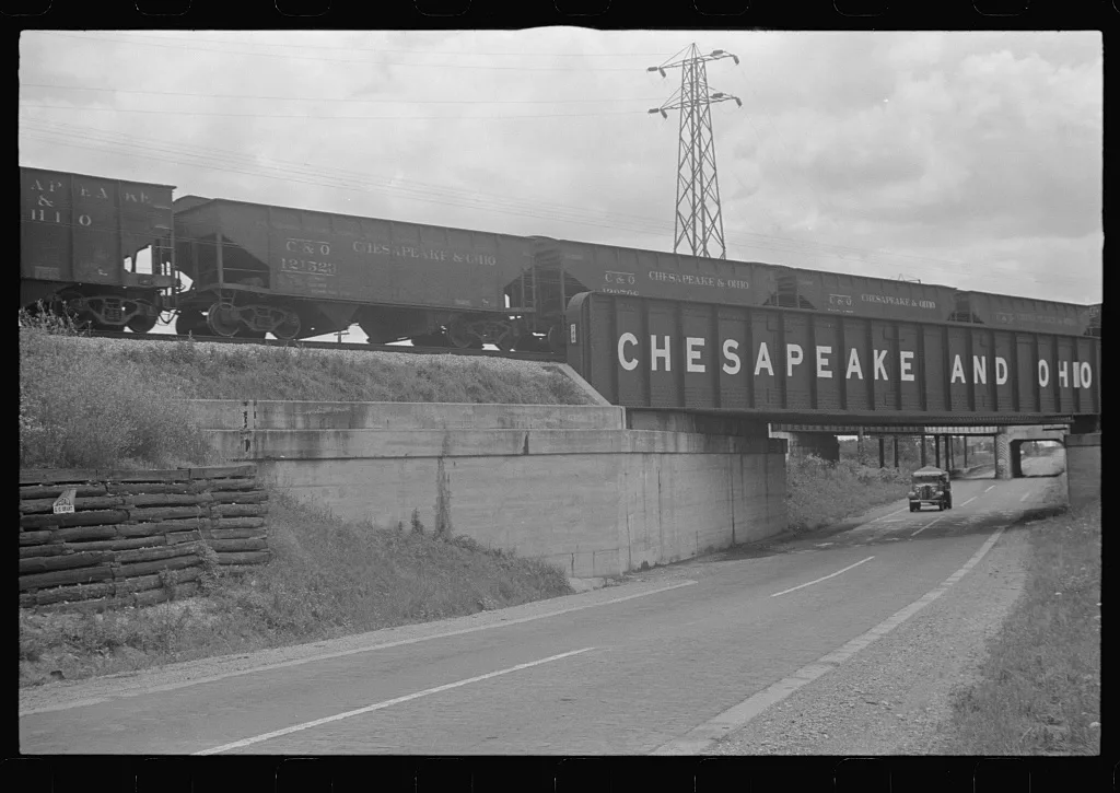 Underpass in central Ohio (see general caption), 1938