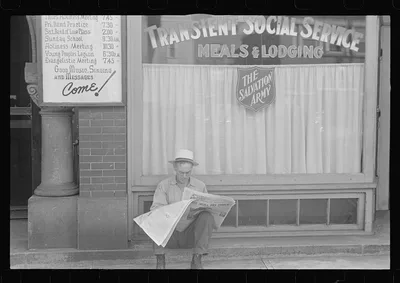 Salvation Army headquarters, Newark, Ohio, 1938