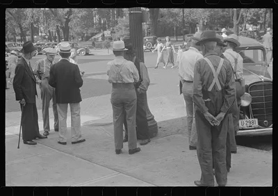 Street scene, Washington Court House, Ohio (see general caption), 1938