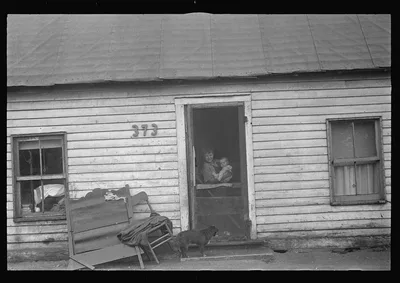 [Untitled photo, possibly related to: Dwellers in Circleville's…, Ohio, 1938