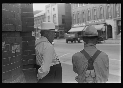 Banker and farmer, Plain City, Ohio, 1938