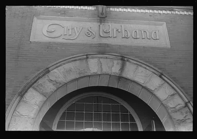 Relief station, Urbana, Ohio, 1938