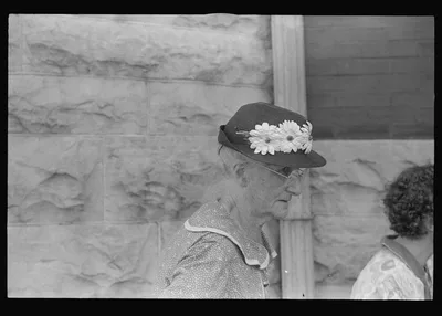 Woman on relief, Urbana, Ohio, 1938