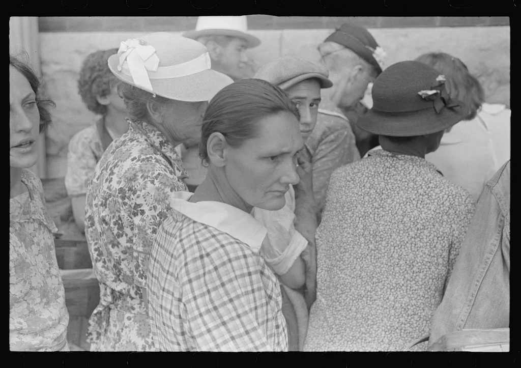 People on relief, Urbana, Ohio, 1938