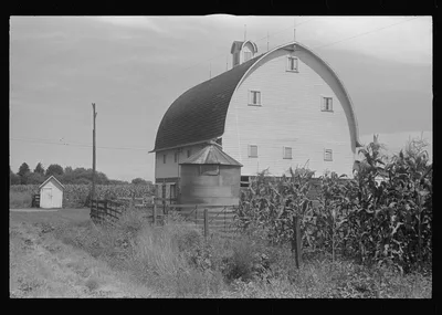 Barn in central Ohio (see general caption), 1938