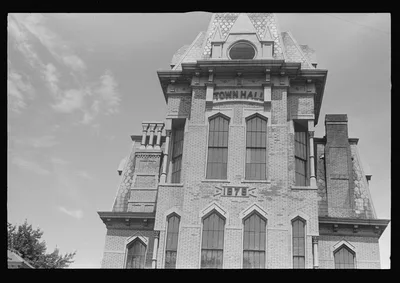 Town hall, Urbana, Ohio, 1938