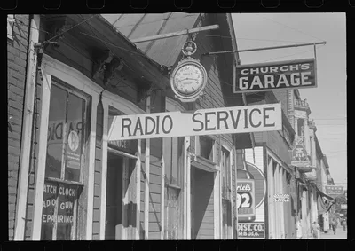Stores in Plain City, Ohio, 1938